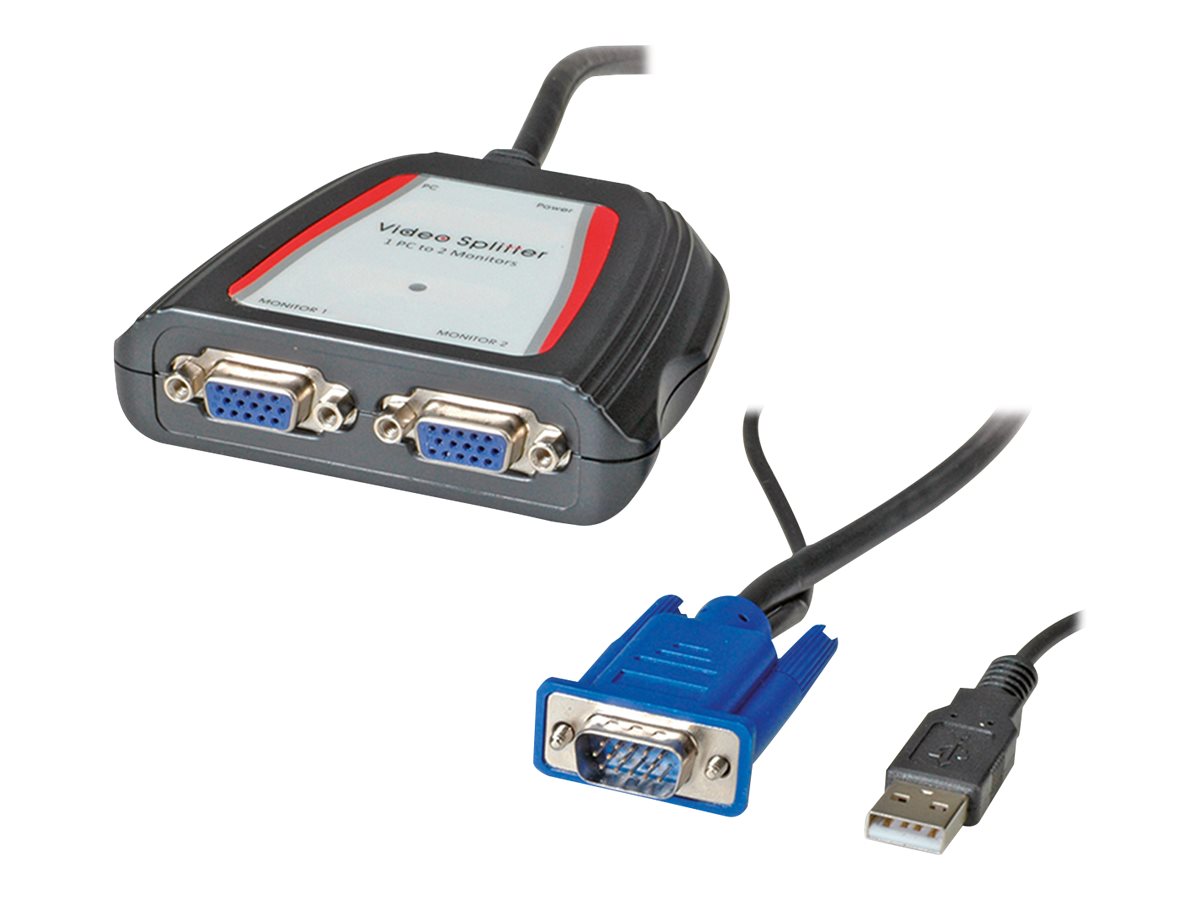 VALUE Portable VGA Video Splitter - Video-Verteiler