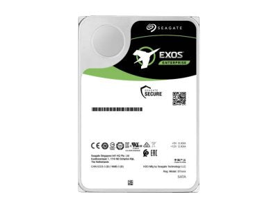 Seagate Exos X18 ST12000NM007J - Festplatte - verschlüsselt - 12 TB - intern - SAS 12Gb/s - 7200 rpm - Puffer: 256 MB - FIPS 140-2 - Self-Encrypting Drive (SED)