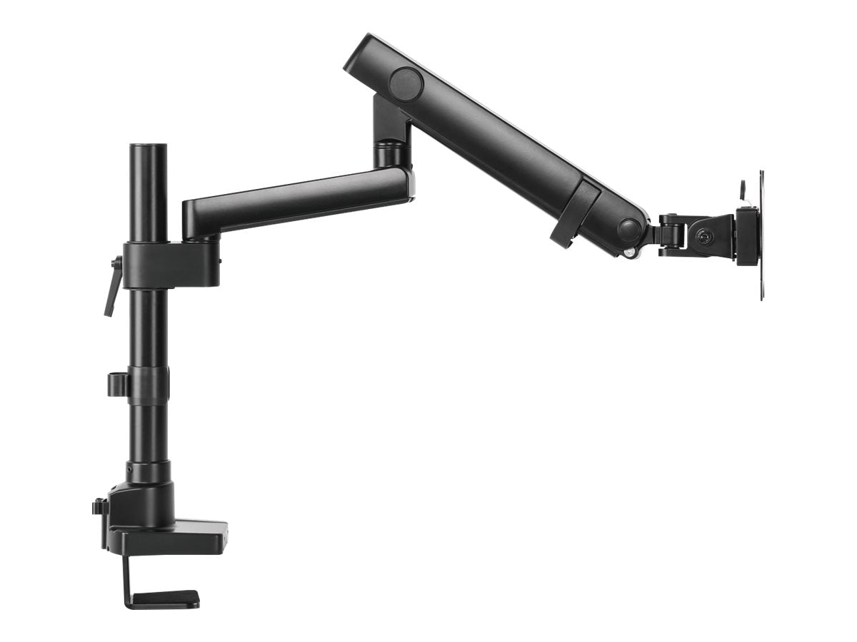 V7 Professional Touch Adjust DMPRO2TA-3E - Befestigungskit - einstellbarer Arm - für Monitor - Kunststoff, Aluminium, Stahl - Schwarz - Bildschirmgröße: 43.2-81.3 cm (17"-32")