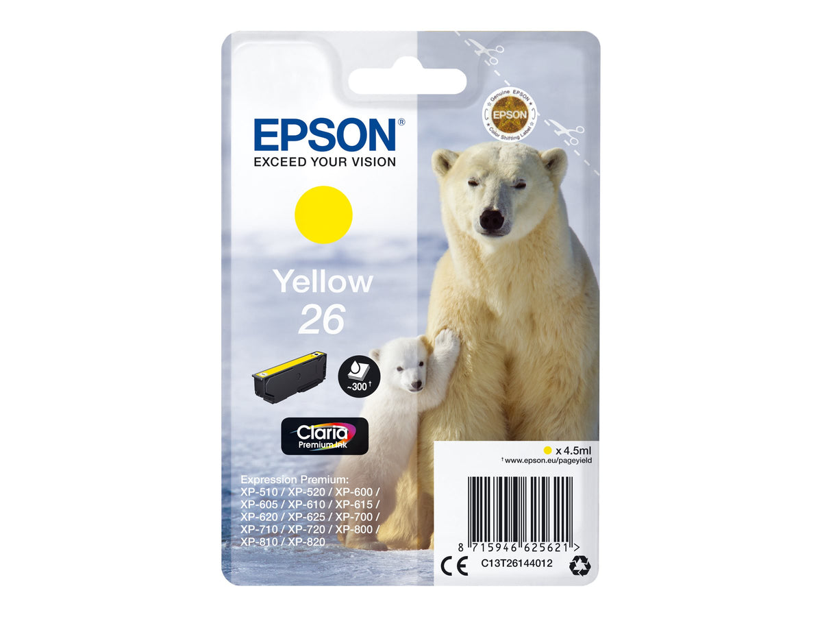 Epson 26 - 4.5 ml - Gelb - Original - Blisterverpackung