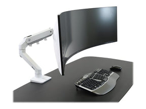 Ergotron HX - Befestigungskit - Patentierte Constant Force Technologie - für LCD-Display / Curved LCD-Display - weiß - Bildschirmgröße: up to 124 cm (up to 49")