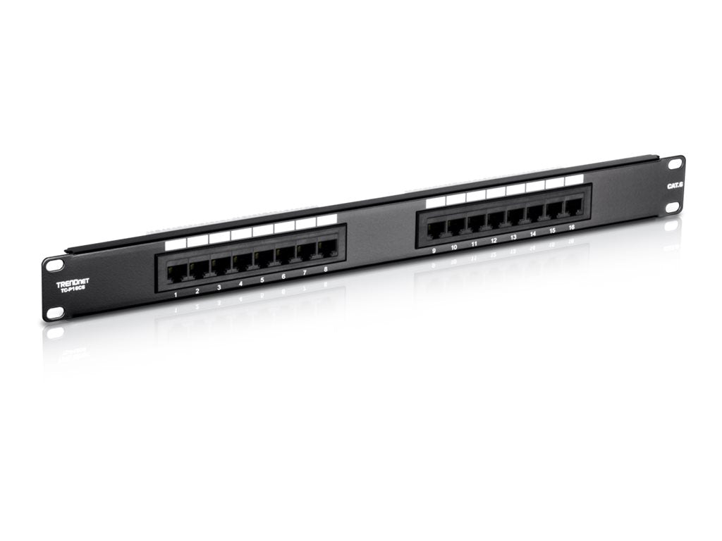 TRENDnet Patch Panel - CAT 6 - 16 Ports