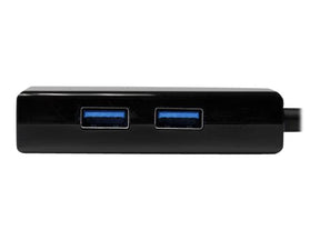 StarTech.com USB 3.0 auf Gigabit Netzwerk Adapter mit 2 Port USB Hub - Native Treiber-Unterstützung (Windows, Mac und Chrome OS)