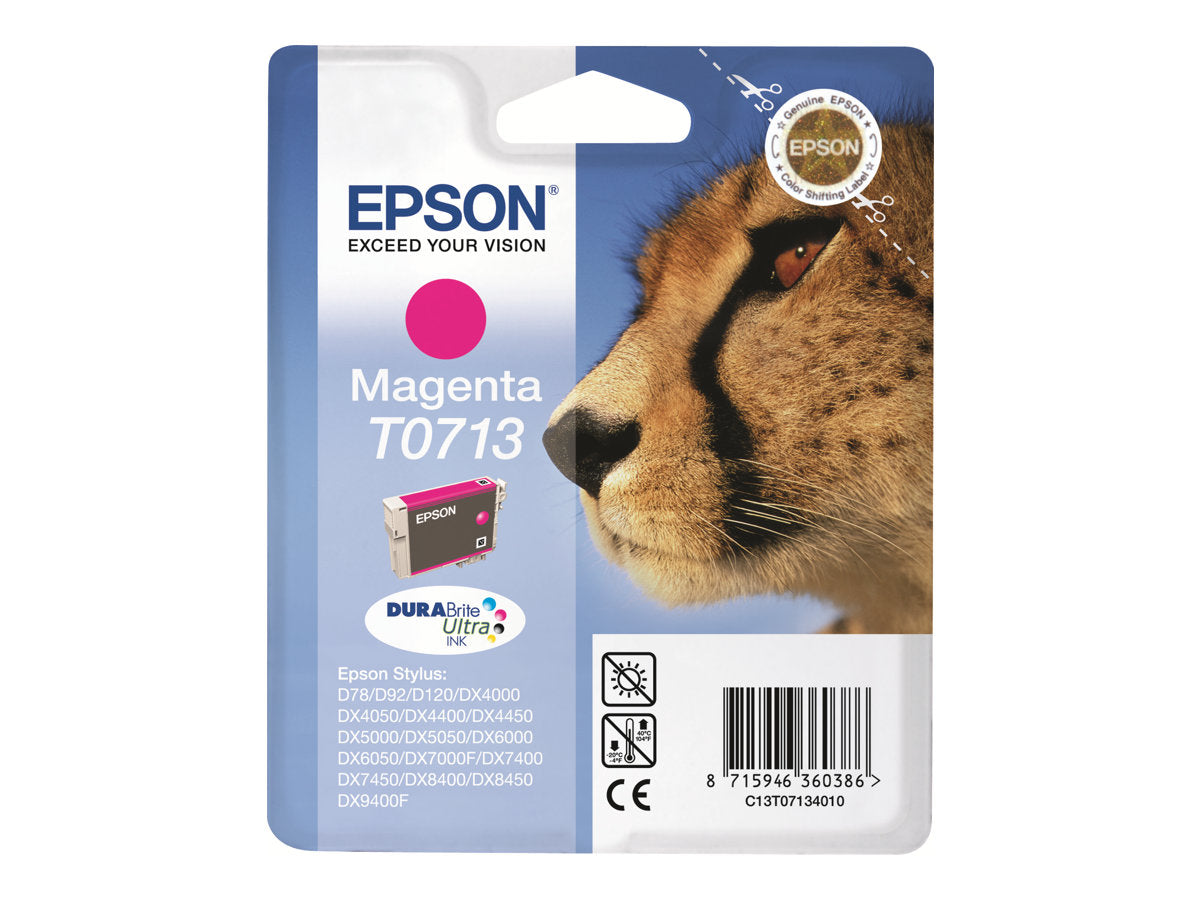 Epson T0713 - 5.5 ml - Magenta - Original - Tintenpatrone