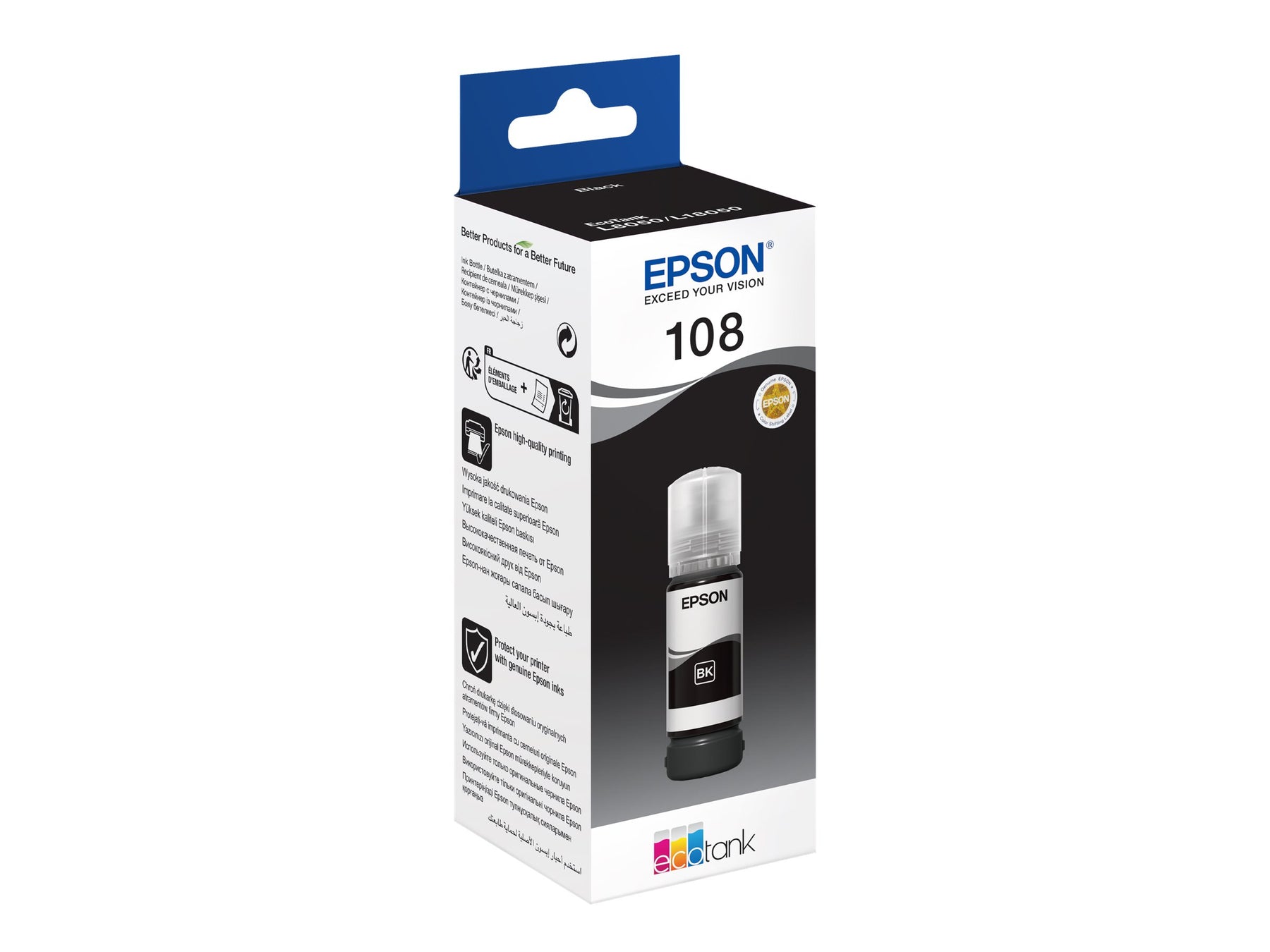 Epson EcoTank 108 - 70 ml - Schwarz - original