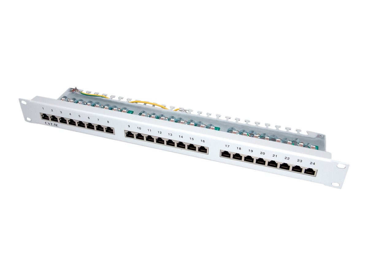 VALUE Patch Panel - CAT 5e - STP - Hellgrau - 48.3 cm (19")