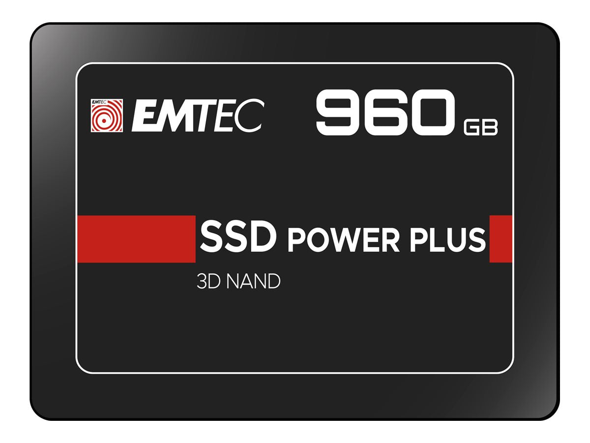 EMTEC X150 Power Plus 3D NAND - SSD - 960 GB - intern - 2.5" (6.4 cm)