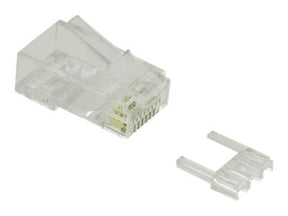 VALUE Netzwerkanschluss - RJ-45 (M) - ungeschirmt - CAT 6e - durchsichtig (Packung mit 10)