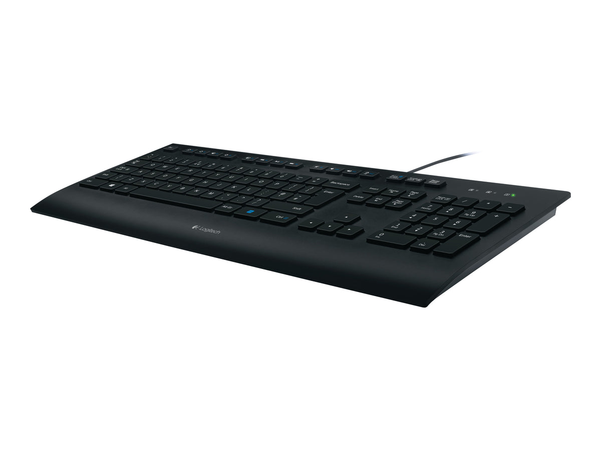 Logitech Corded K280e - Tastatur - USB - Schweiz