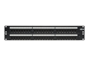 Tripp 48-Port Cat6 Cat5 Patch Panel Rackmount 110 Punch Down RJ45 Ethernet 1URM 568B - Patch Panel - CAT 6 - 48.3 cm (19")