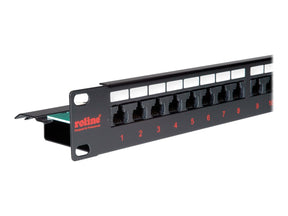 ROLINE Patch Panel - CAT 6 - UTP - Schwarz - 48.3 cm (19")