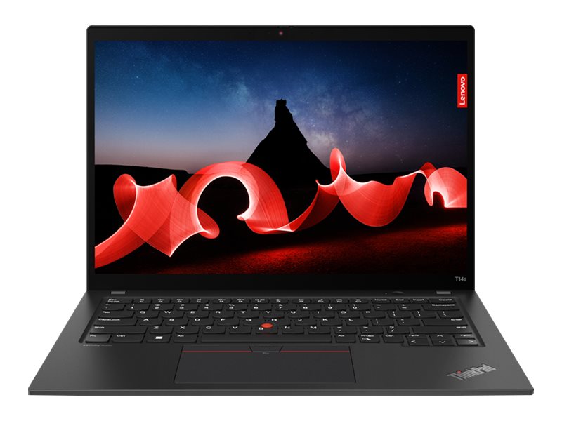 Lenovo ThinkPad T14s Gen 4 21F6 - 180°-Scharnierdesign - Intel Core i7 1355U / 1.7 GHz - Evo - Win 11 Pro - Intel Iris Xe Grafikkarte - 32 GB RAM - 1 TB SSD TCG Opal Encryption 2, NVMe, Performance - 35.6 cm (14")