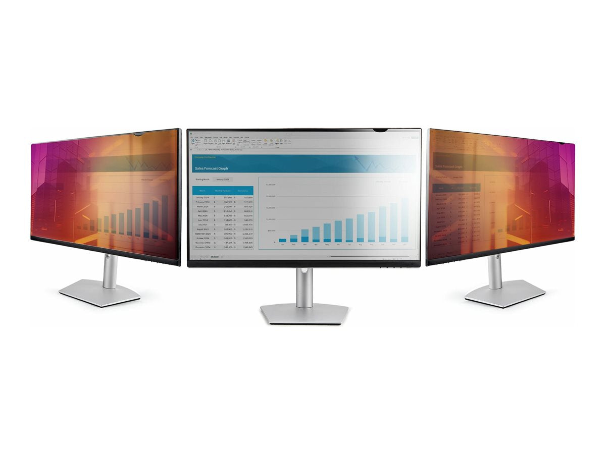 StarTech.com 24-inch 16:9 Gold Monitor Privacy Screen, Reversible Filter w/Enhanced Privacy - Blickschutzfilter für Bildschirme - 2-Wege - entfernbar - Halter/Klebepunkte - 61 cm (24")