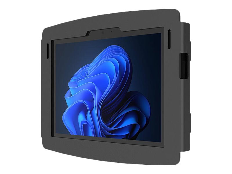 Compulocks Surface Go Space Enclosure Wall Mount - Gehäuse - für Tablett - verriegelbar - hochwertiges Aluminium - Schwarz - Bildschirmgröße: 25.4 cm (10")