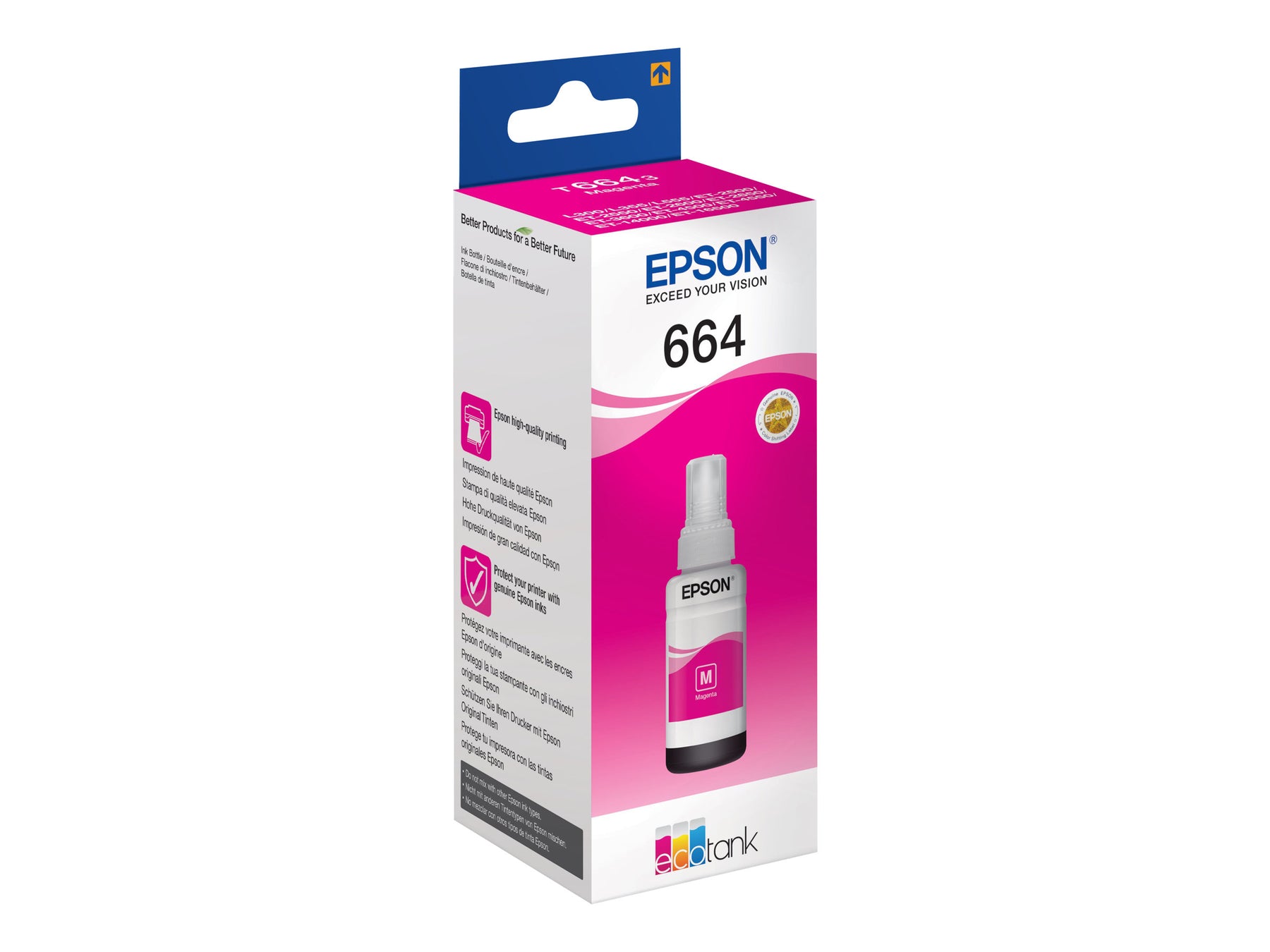 Epson T6643 - 70 ml - Magenta - Original - Nachfülltinte