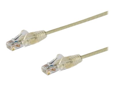 StarTech.com 1 m Cat6-Kabel - Schlankes Cat6-Patchkabel - Grau - Snagless RJ45-Anschlusse - Gigabit-Ethernet-Kabel - 28 AWG - Patch-Kabel - RJ-45 (M)