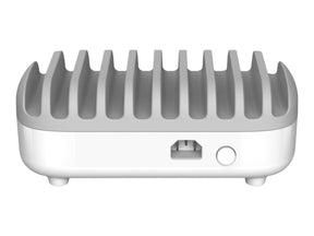 Compulocks 10 Ports USB Charging Dock Station With UK Plug - Ladestation - 120 Watt - 2.4 A - 10 Ausgabeanschlussstellen (USB)