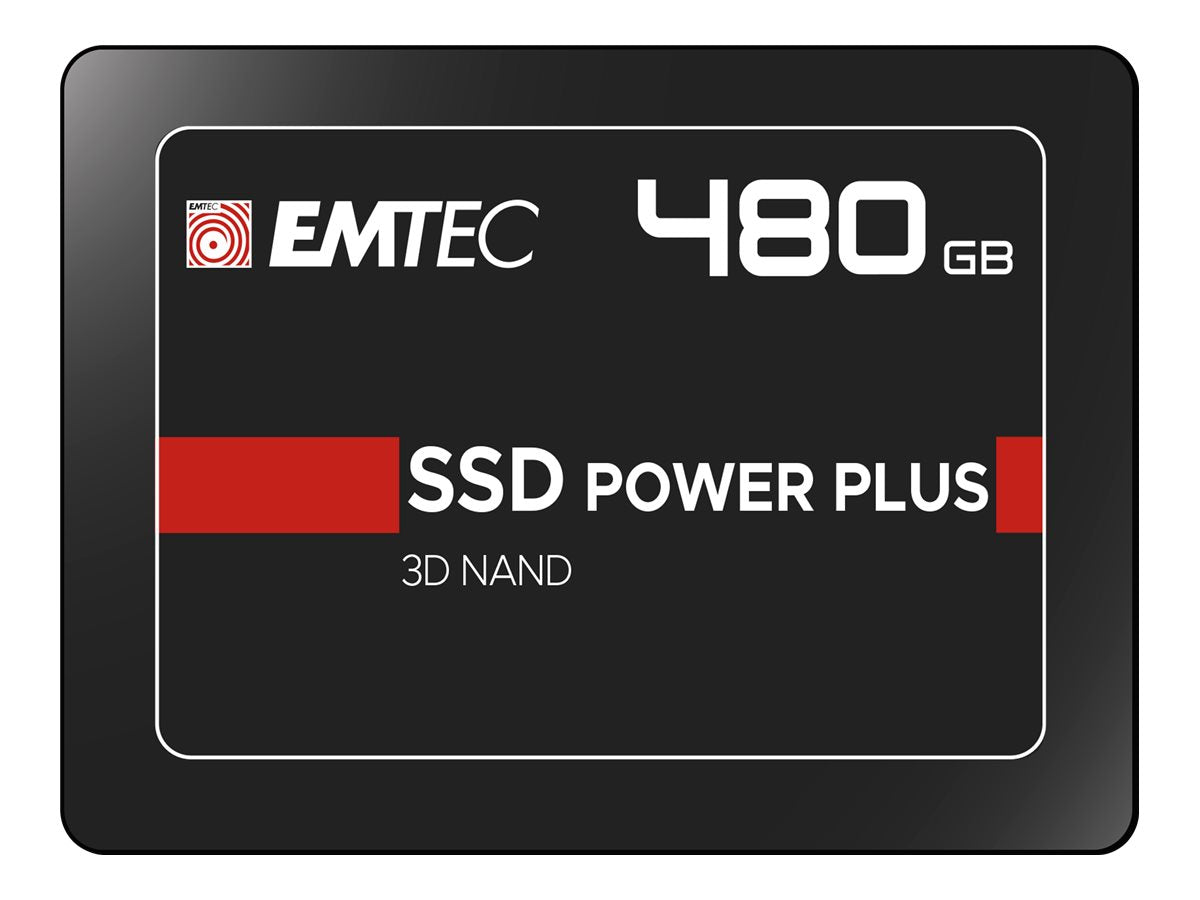 EMTEC X150 Power Plus 3D NAND - 480 GB SSD - intern - 2.5" (6.4 cm)