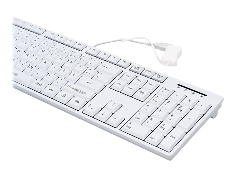 GETT CleanType Easy Basic TKL-105-GCQ-IP68-KGEH-WHITE-USB-CH