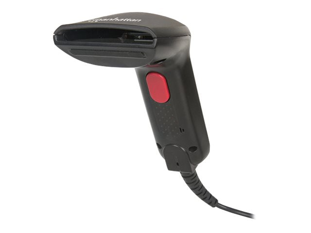 Manhattan Contact CCD Handheld Barcode Scanner, USB, 60mm Scan Width, Cable 152cm, Max Ambient Light 5,000 lux (sunlight)