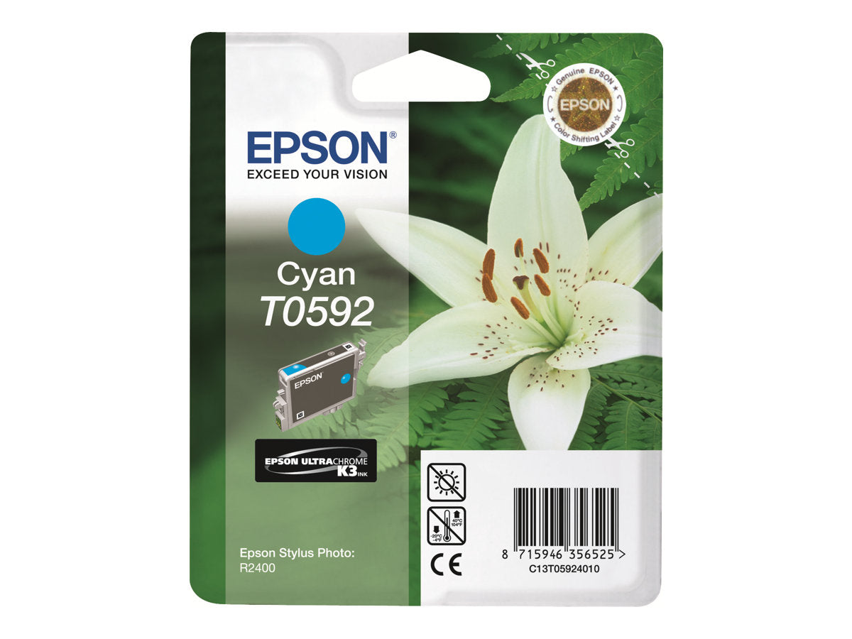 Epson T0592 - 13 ml - Cyan - Original - Blisterverpackung