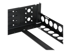 StarTech.com 3HE 19 tiefenverstellbare Universal Server Rack Schienen - Rack-Schiene - Schwarz - 3U - 48.3 cm (19")