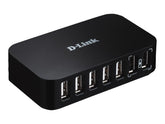 D-Link DUB H7 - Hub - 7 x USB 2.0 - Desktop