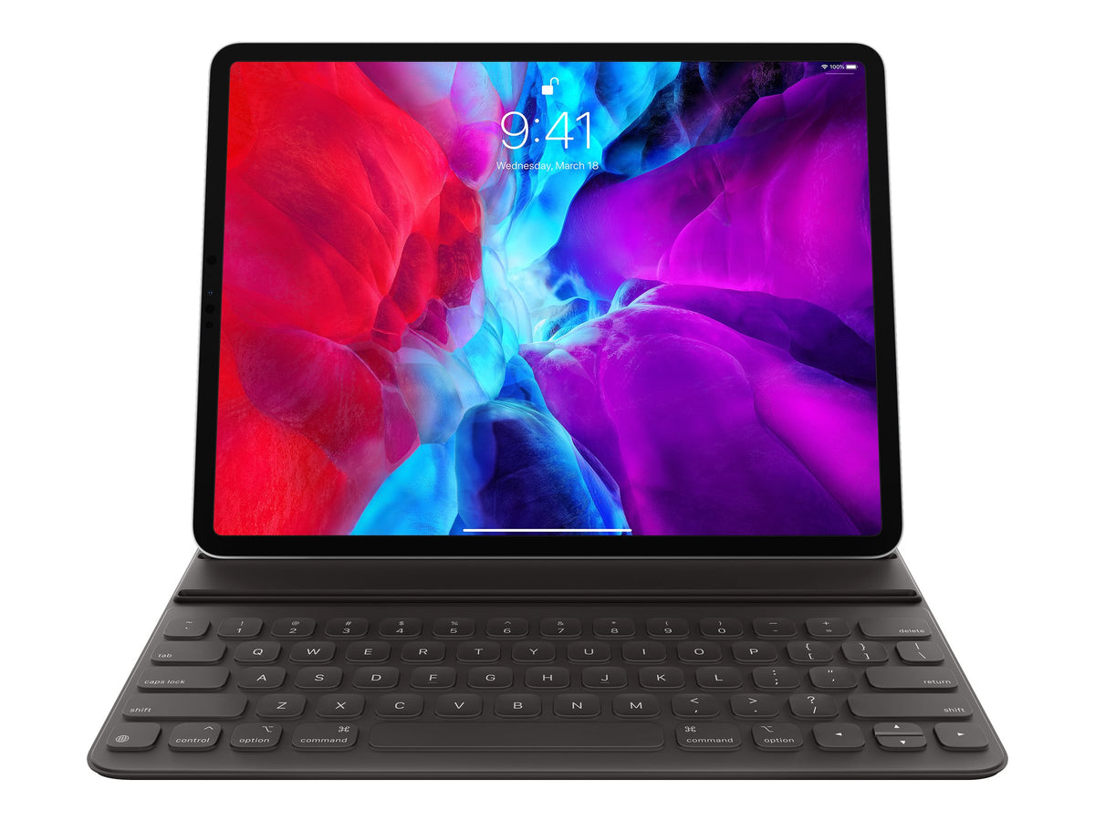 Apple Smart - Tastatur und Foliohülle - Apple Smart connector - USA - für 12.9-inch iPad Pro (3. Generation, 4. Generation, 5. Generation, 6. Generation)