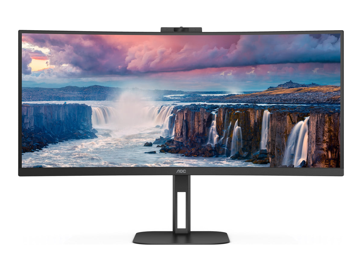 AOC Value-line CU34V5CW/BK - V5 series - LED-Monitor - gebogen - 86.4 cm (34")