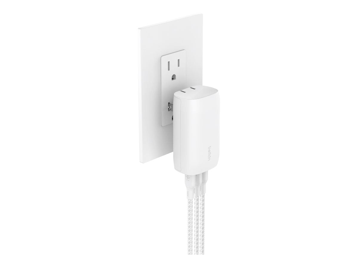 Belkin BoostCharge - Netzteil - PPS Technology - 67 Watt - 3.25 A - PD 3.0, Power Delivery 3.1 - 3 Ausgabeanschlussstellen (24 pin USB-C)