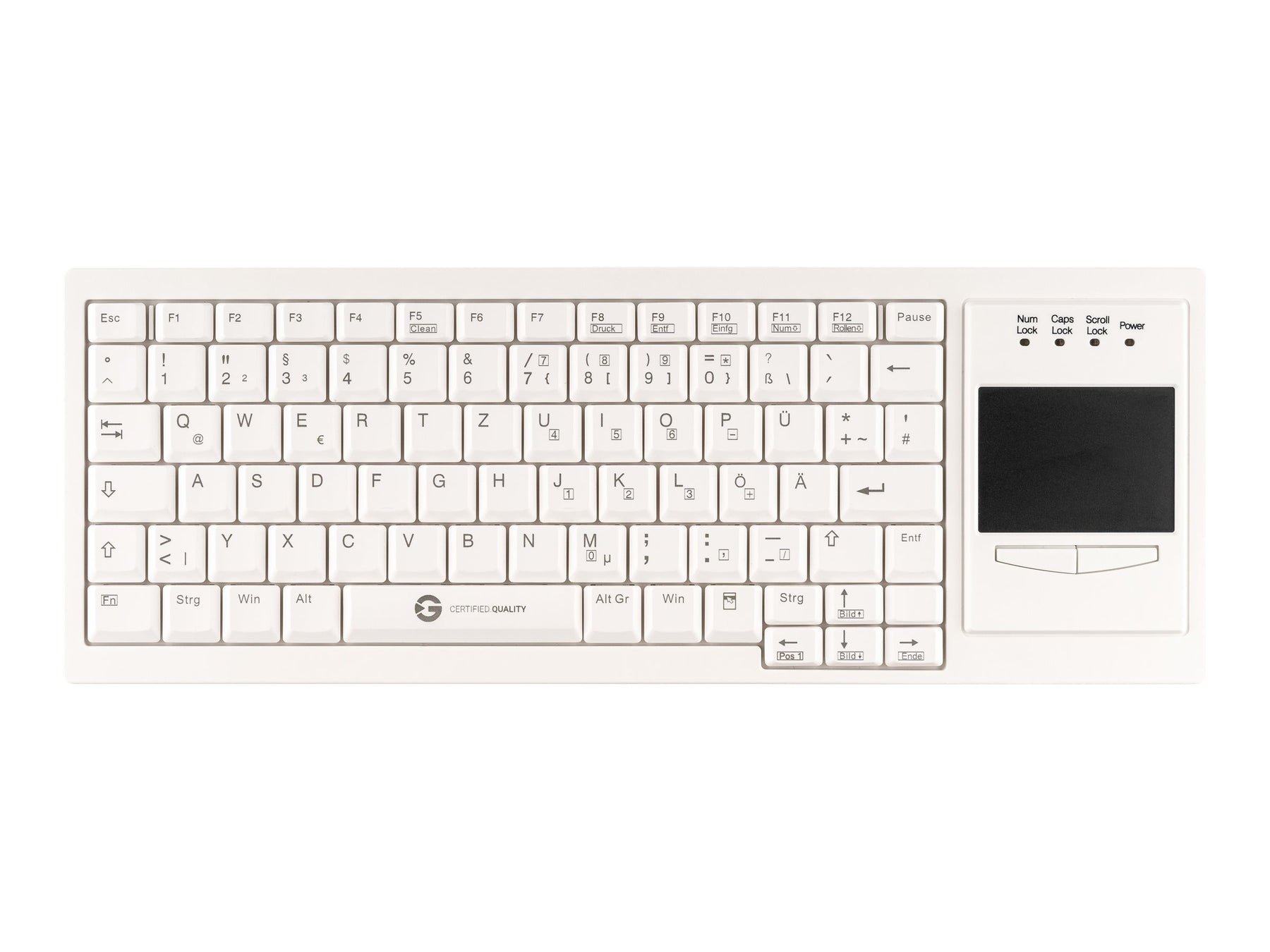 GETT CleanType Xtra Touch WL - Tastatur - 75 % (Compact TKL)