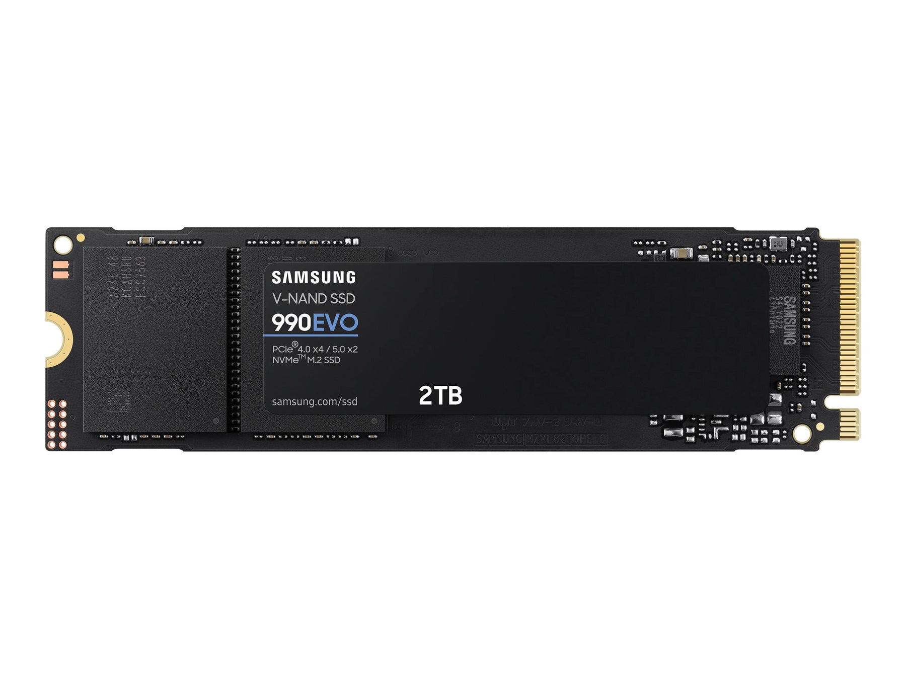 Samsung 990 EVO MZ-V9E2T0BW - SSD - verschlüsselt - 2 TB - intern - M.2 2280 - PCI Express 5.0 x4 (NVMe)