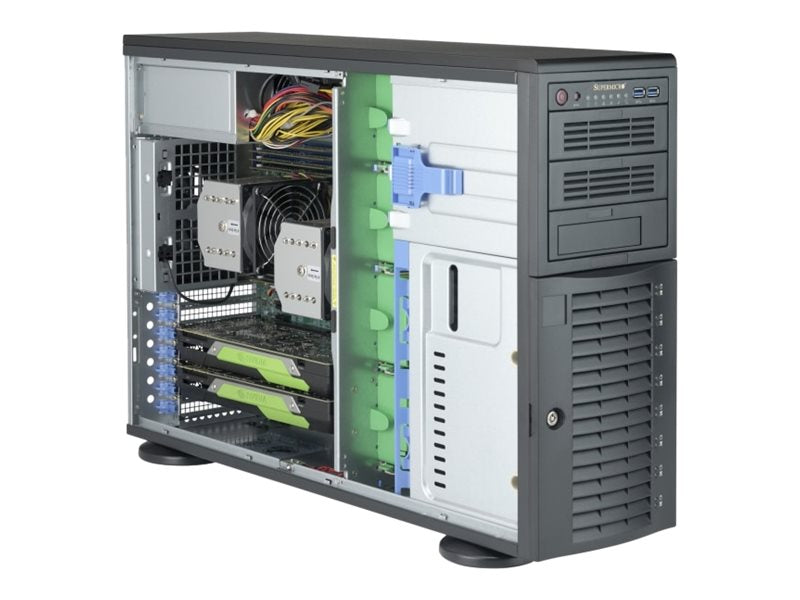 Supermicro SC743 AC-1K26B-SQ - Tower - 4U - E-ATX