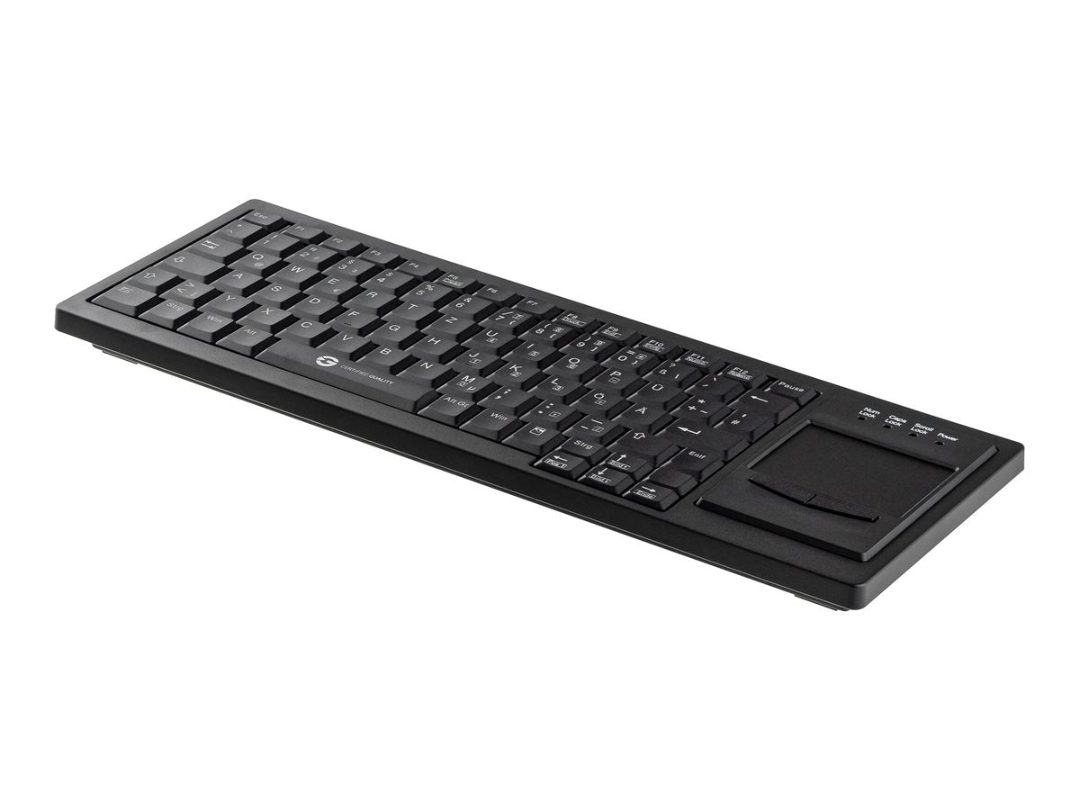 GETT CleanType Xtra Touch WL - Tastatur - mit Touchpad