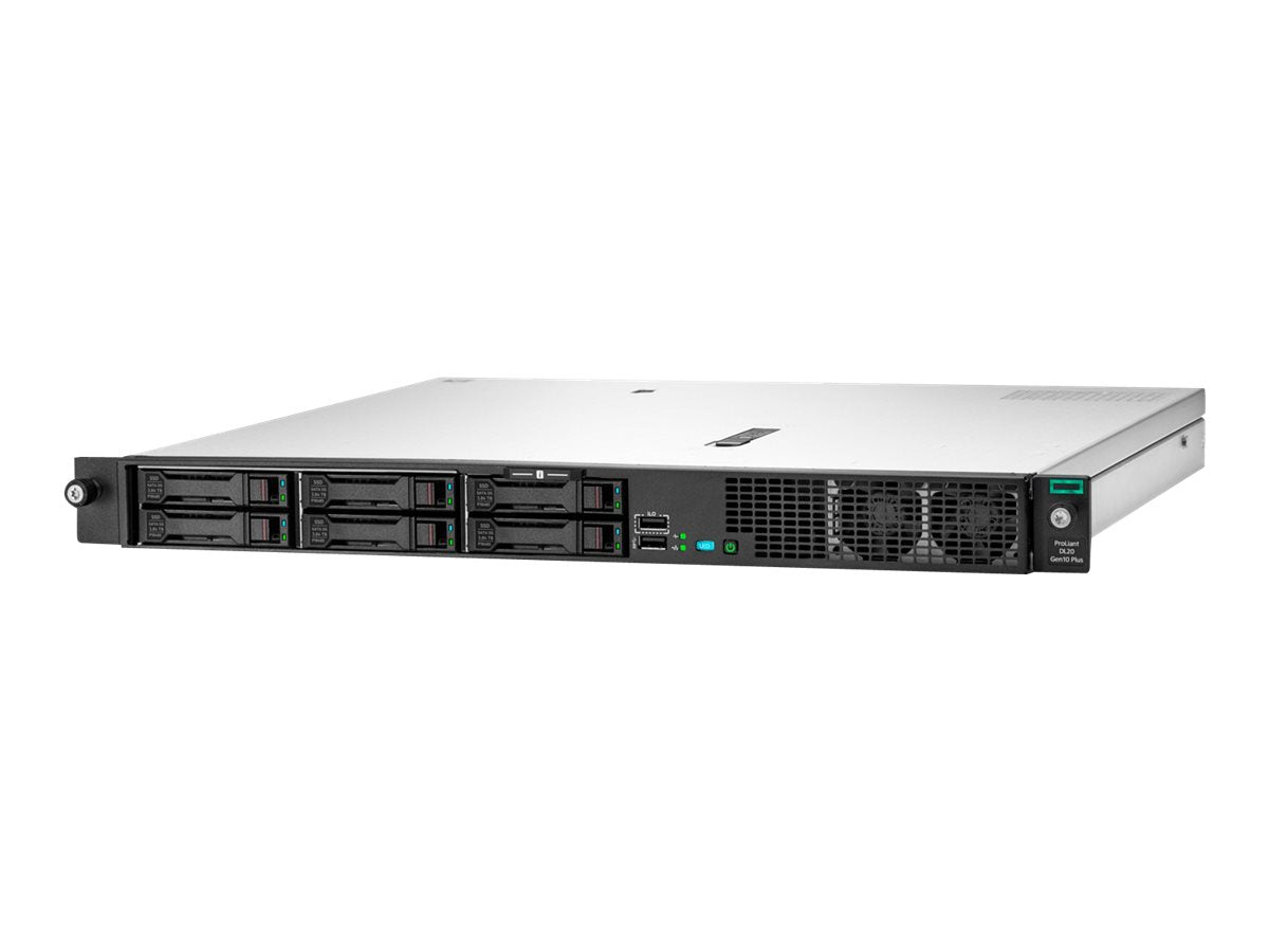 HPE ProLiant DL20 Gen10 Plus - Server - Rack-Montage - 1U - 1-Weg - 1 x Xeon E-2314 / 2.8 GHz - RAM 16 GB - SATA - Hot-Swap 6.4 cm (2.5")