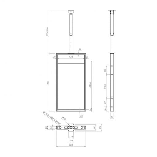 Hagor Ceilingmount OM55N-D