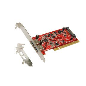 Exsys EX-1092 - USB-Adapter - PCI Low-Profile