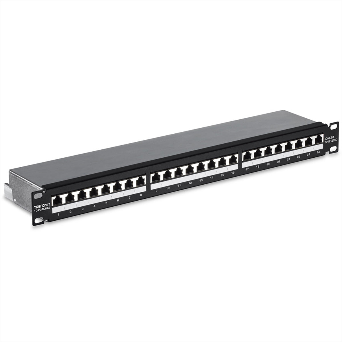 TRENDnet TC-P24C6AS - Patch Panel - RJ-45 X 24