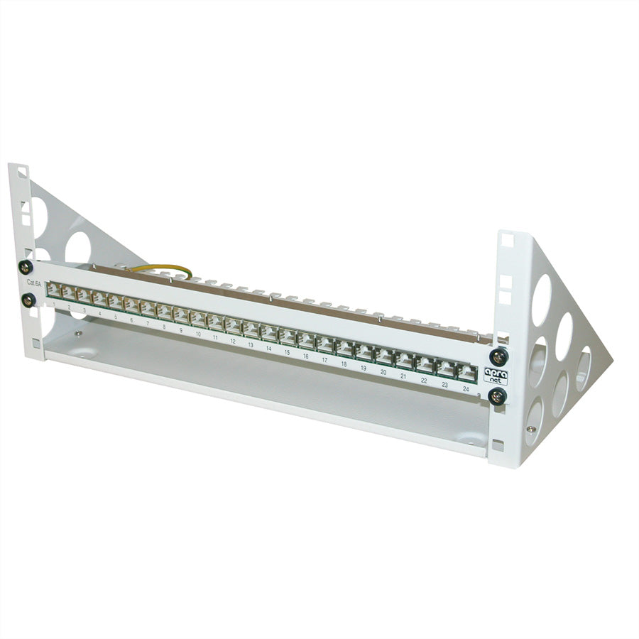 APRA apraNET desk rack - Rack - Regal - Hellgrau, RAL 7035 - 4U - 48.3 cm (19")