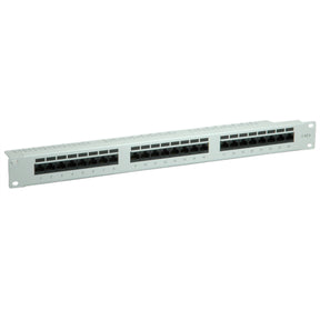 VALUE Patch Panel - CAT 6e - UTP - RJ-45 X 24 - Hellgrau - 48.3 cm (19")