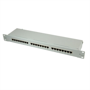 Telegärtner Karl Gärtner Telegärtner MPP24-HS - Patch Panel - CAT 5e - STP - RJ-45 X 24 - Hellgrau, RAL 7035 - 1U - 48.3 cm (19")