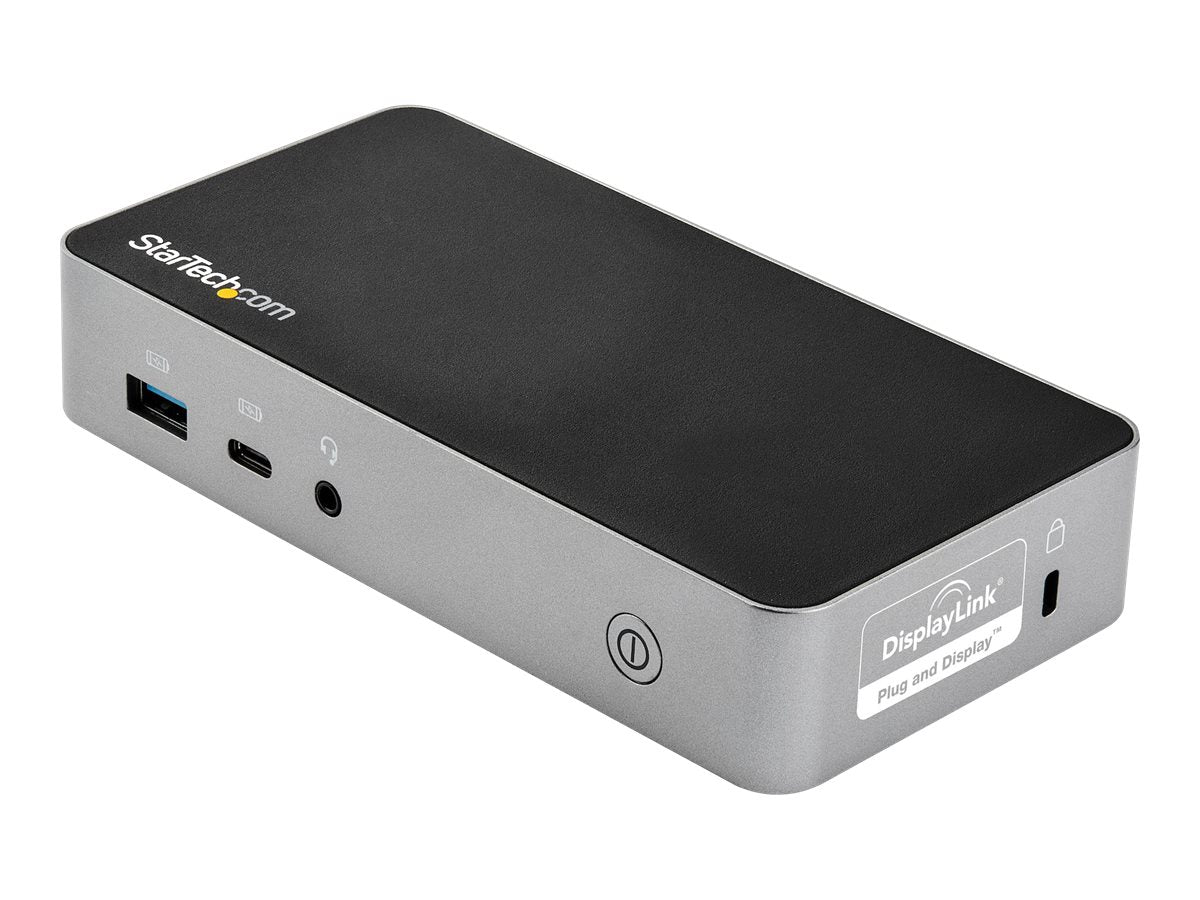 StarTech.com DK30CHHPDEU USB-C-Dockingstation (zwei HDMI-Monitore, 60 W Stromversorgung, Mac und Windows, 1x USB-C und 3x USB-A, 1080p)