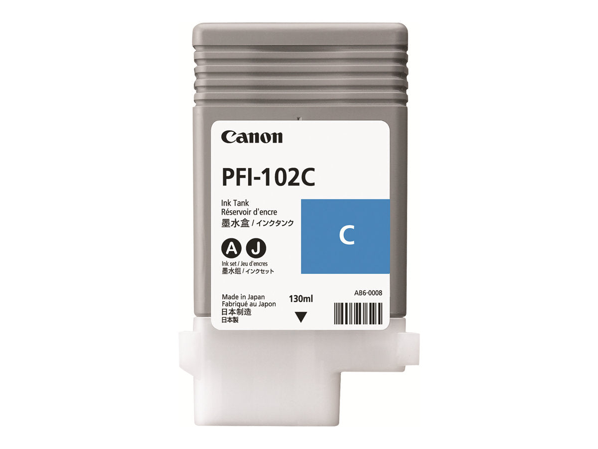 Canon PFI-102 C - 130 ml - Cyan - Original - Tintenbehälter