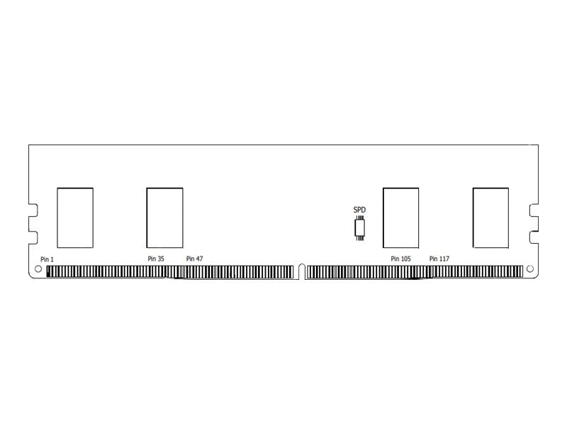 Hynix DDR4 - Modul - 4 GB - DIMM 288-PIN - 2666 MHz / PC4-21300