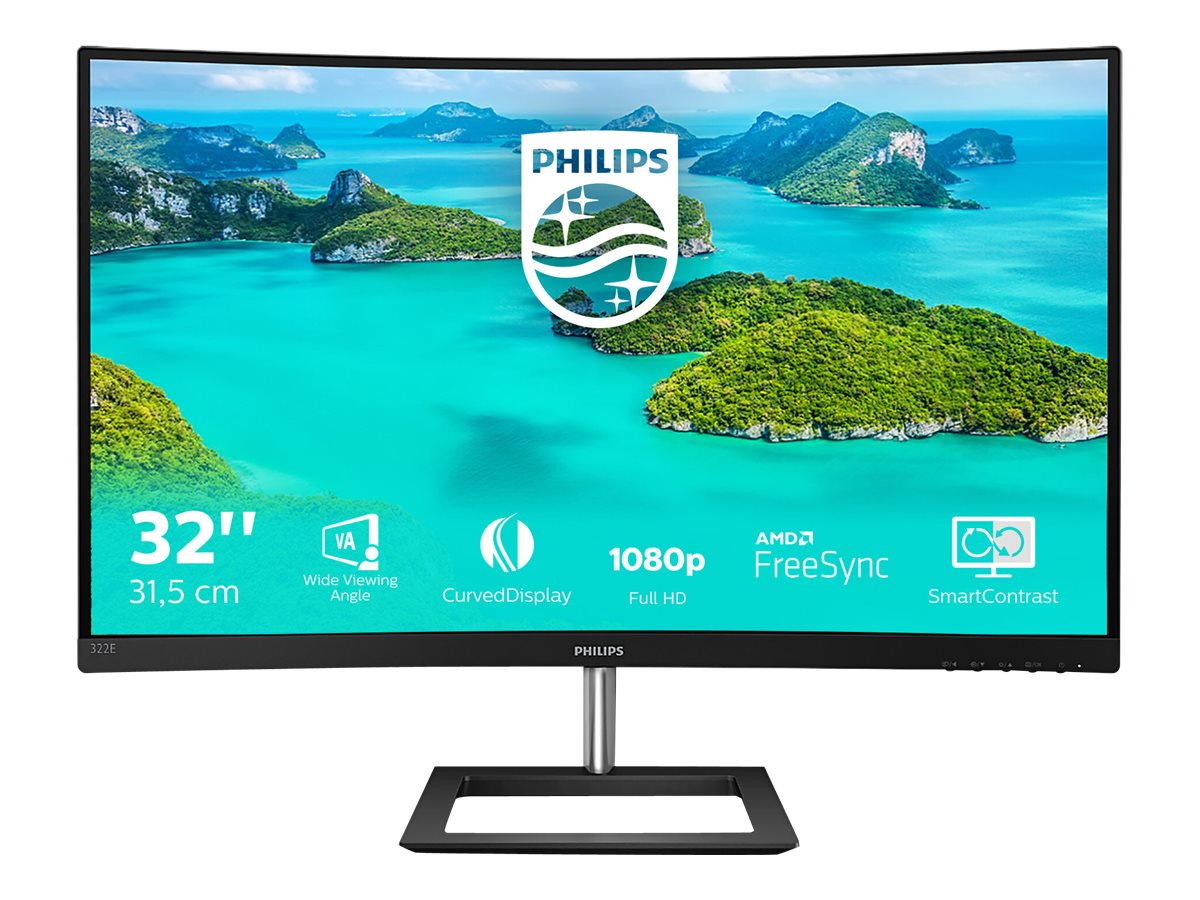 Philips E-line 322E1C - LED-Monitor - gebogen - 81.3 cm (32")