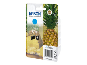 Epson 604 - 2.4 ml - Cyan - original - Blisterverpackung