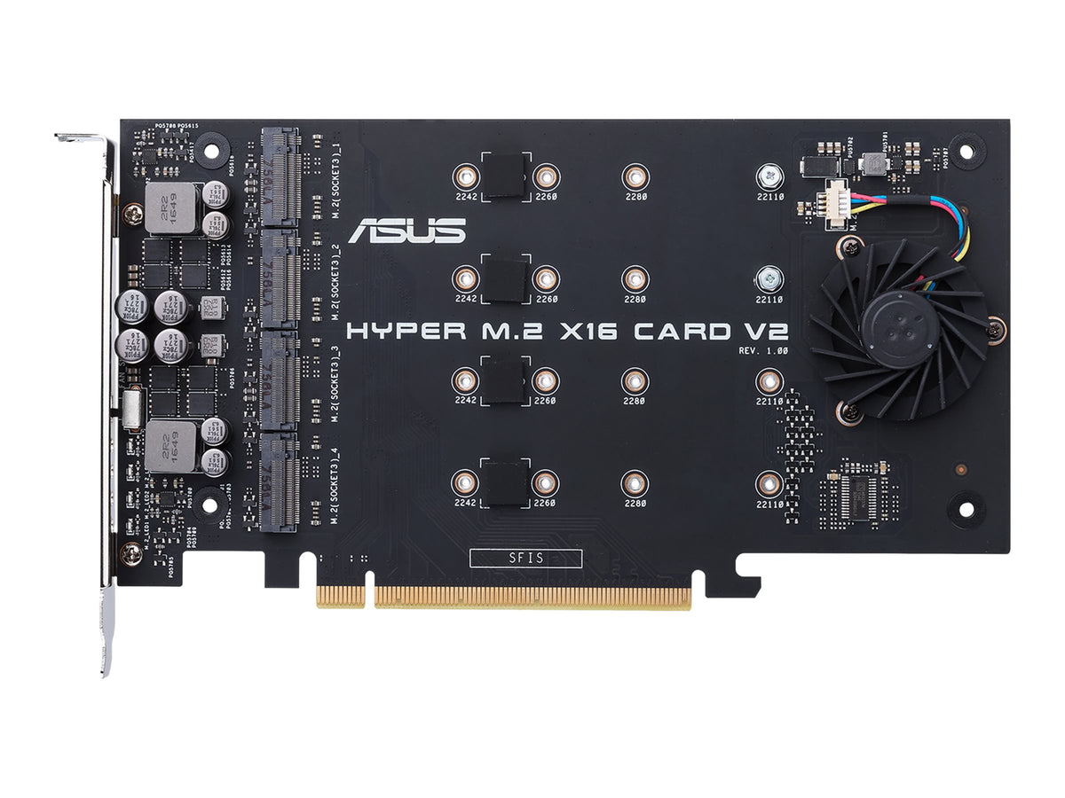 ASUS HYPER M.2 X16 CARD V2 - Schnittstellenadapter