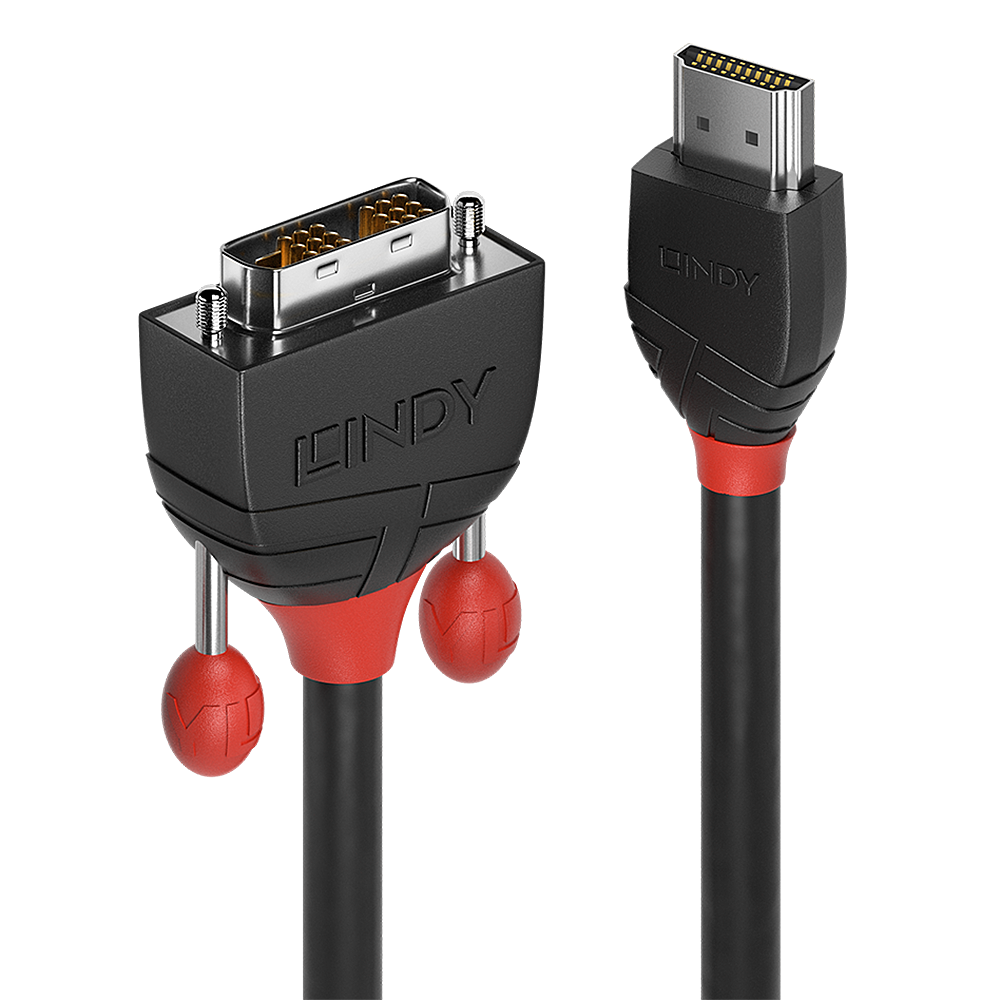 Lindy Black Line - Videokabel - Single Link - HDMI (M)