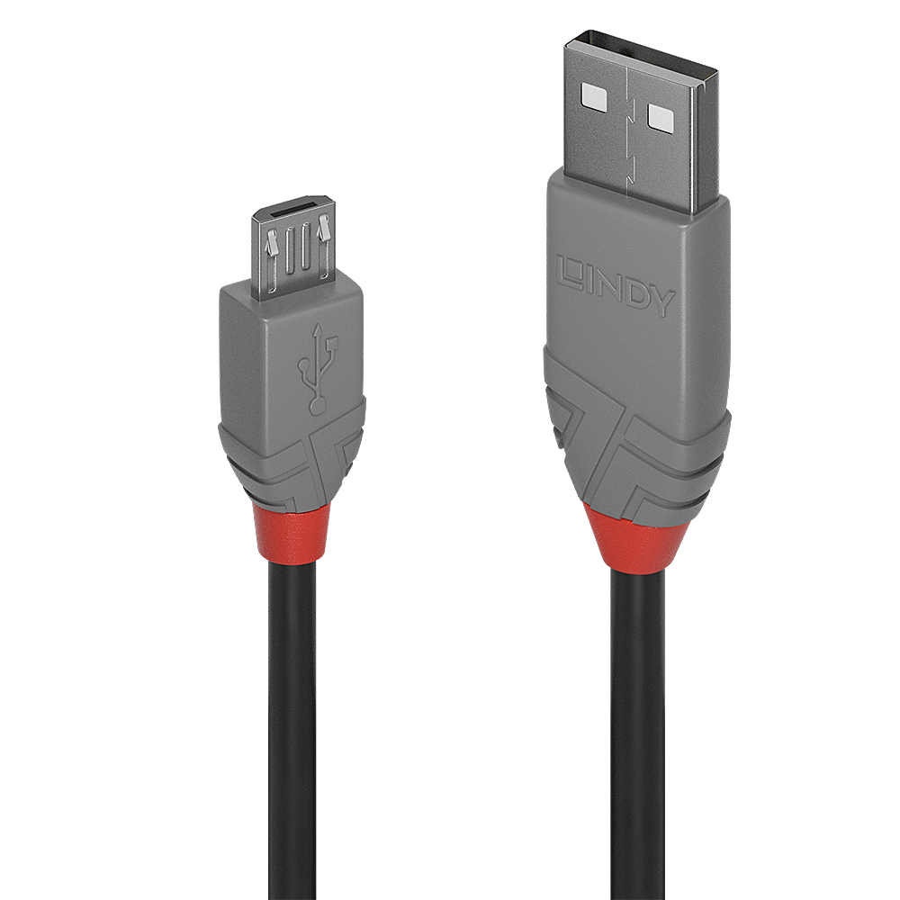 Lindy Anthra Line - USB-Kabel - USB (M) bis Micro-USB Typ B (M)