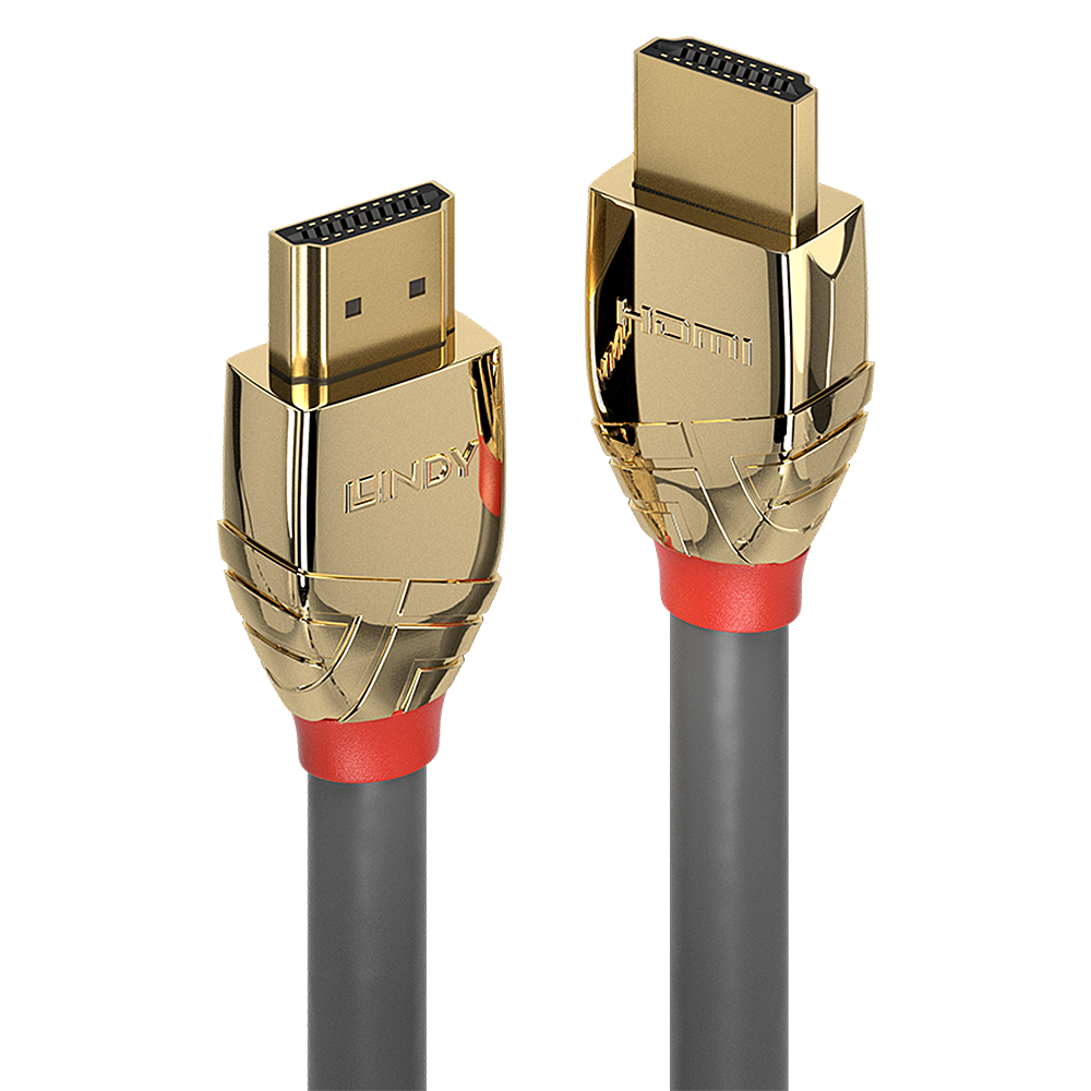 Lindy Gold Line Standart with Ethernet - HDMI mit Ethernetkabel - HDMI (M)